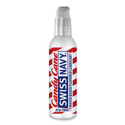 Swiss Navy Water Base Candy Cane Flavoured Lubricant 4oz 118ml 118ml