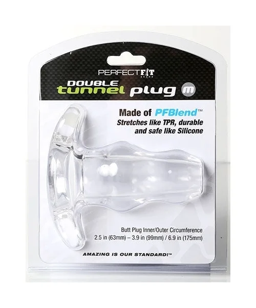 PerfectFit Double Tunnel Plug Clear