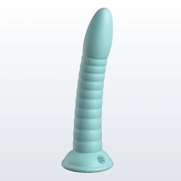 Dillio Platinum Wild Thing Silicone 7" Suction Cup Dildo - Teal