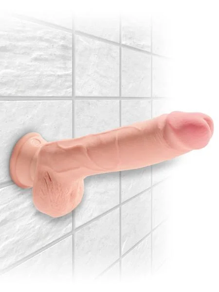 KING COCK PLUS 9 IN.TRIPLE DENSITY COCK WITH BALLS