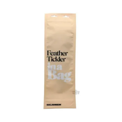 Whips Paddles In A Bag Feather Tickler Black