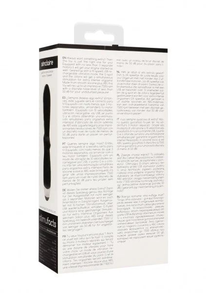 SINCLAIRE G-Spot Clitoral Vibrator (Black)