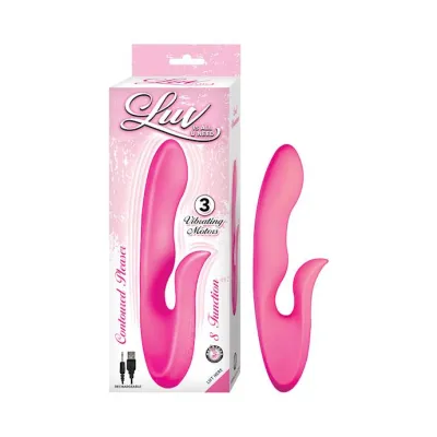 Luv Contoured Pleaser Rabbit Vibrator 8 7 Inch