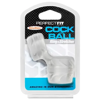 Perfect Fit SilaSkin Cock Ball Ring Clear
