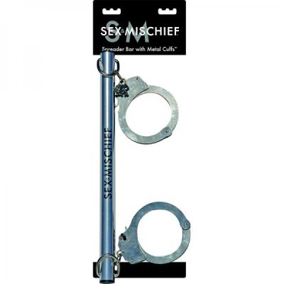 S m Spreader Bar With Metal Cuffs