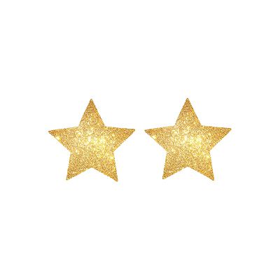 Gold Glitter Star Nipple cover 1 pair