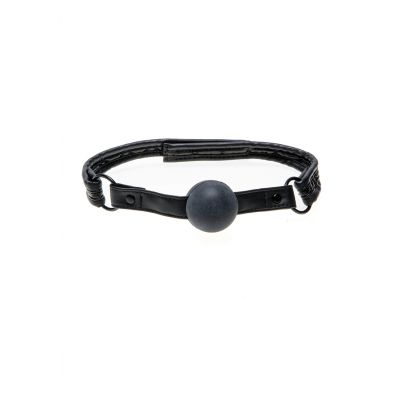 X Play quilted ball gag Black BDSM Toys