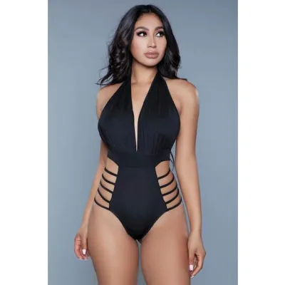 Willow Swimsuit Black Large