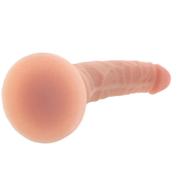 Dr. Skin Dr. Noah 8" Realistic Posable Silicone Dildo With Suction Cup By Blush - Vanilla