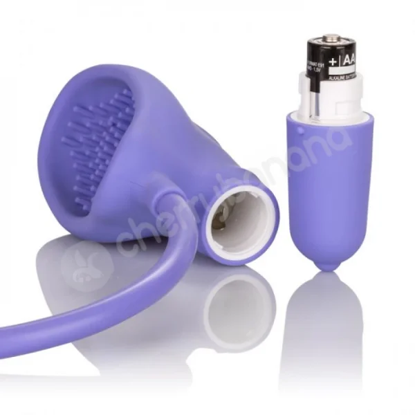 Purple Silicone Pro Vibrating Intimate Pussy Pump
