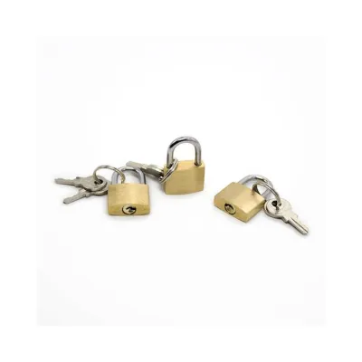 Metal Padlock With Keys