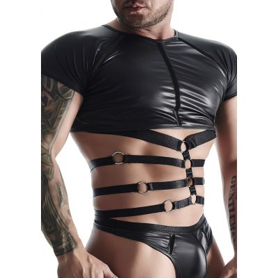 Wetlook Men s strappy t shirt Black Men
