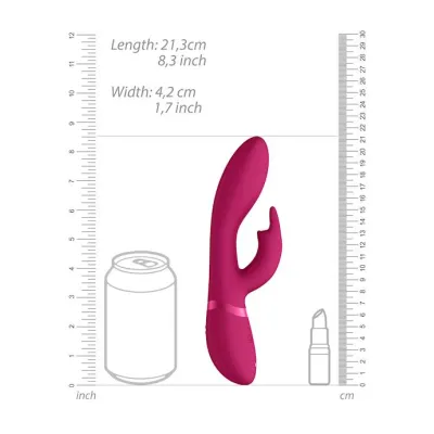 Zosia Classic G spot Rabbit Pink 8 Inch