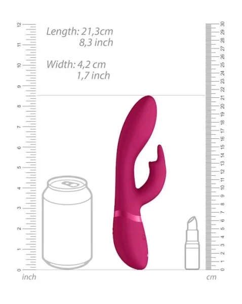 Zosia - Classic G-spot Rabbit  - Pink - 8 Inch