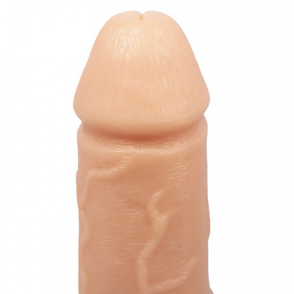 The Chubby Light Tone Monster Ballsy Suction Dildo – 6.3 Inch — image 4 of 5