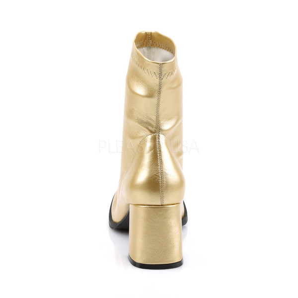 3 inches Block Heel Ankle Gogo Boot, Side Zip — image 4 of 4