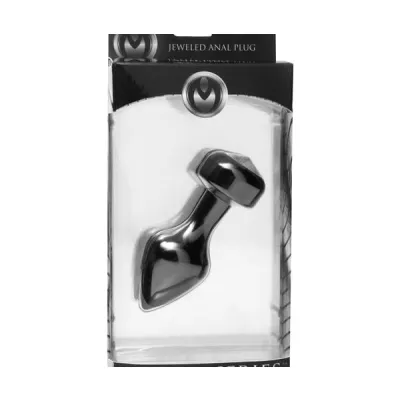 Master Series Spade Petite Jewel Aluminum Anal Plug Crystal