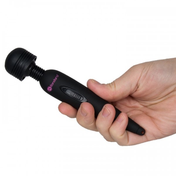 Bondara Black Midi Rechargeable Multi Speed Wand Vibrator