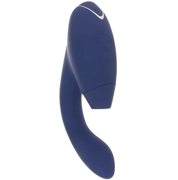 Womanizer DUO 2 Silicone Pleasure Air Clitoral & G-Spot Stimulator - Blueberry