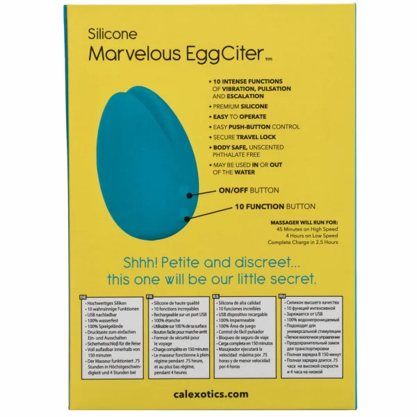 Mini Marvels Silicone Marvelous Eggciter Vibrator