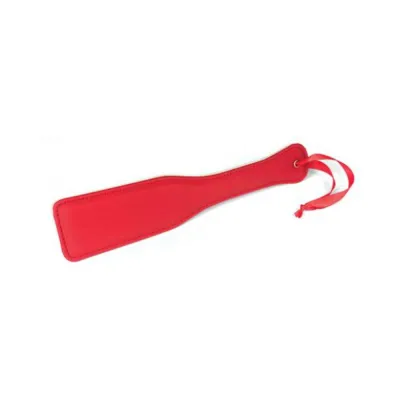 Spartacus Red Pu Paddle With Reverse Plush