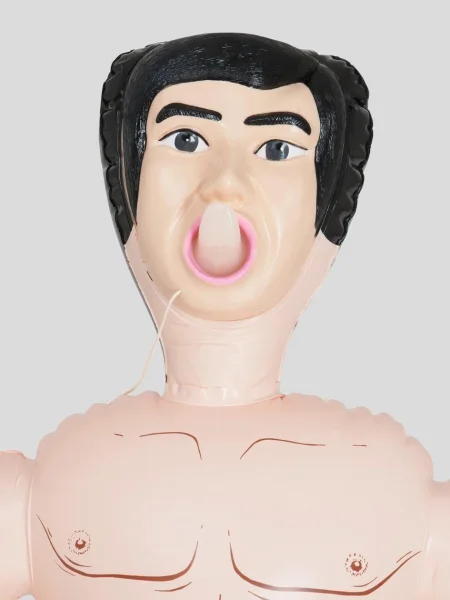 Gladiator Inflatable Male Sex Doll with 7 Inch Realistic Dildo 34.7oz