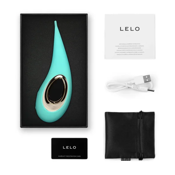 LELO DOT Revolutionary Clitoral Pinpoint Silicone Waterproof Rechargeable Vibrator - Lilac