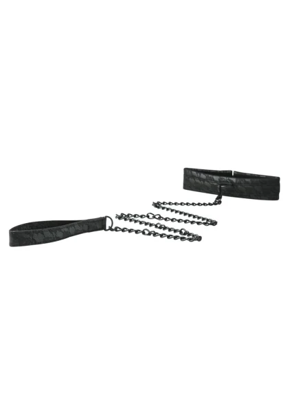 Midnight Lace Collar and Leash by Sportsheets