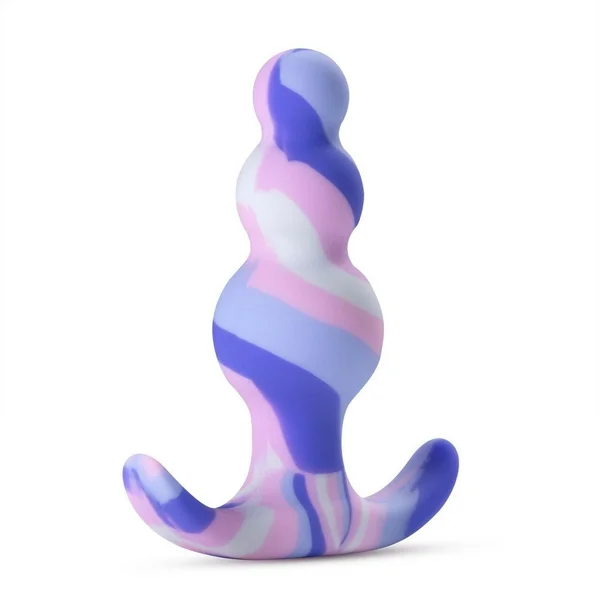 Avant Twilight Beaded Silicone Butt Plug By Blush - Blue — image 25 of 25