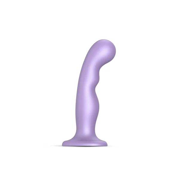 Strap-on-Me Hybrid Collection P&G Silicone Suction Cup Dildo - S Metallic Lilac — image 22 of 25