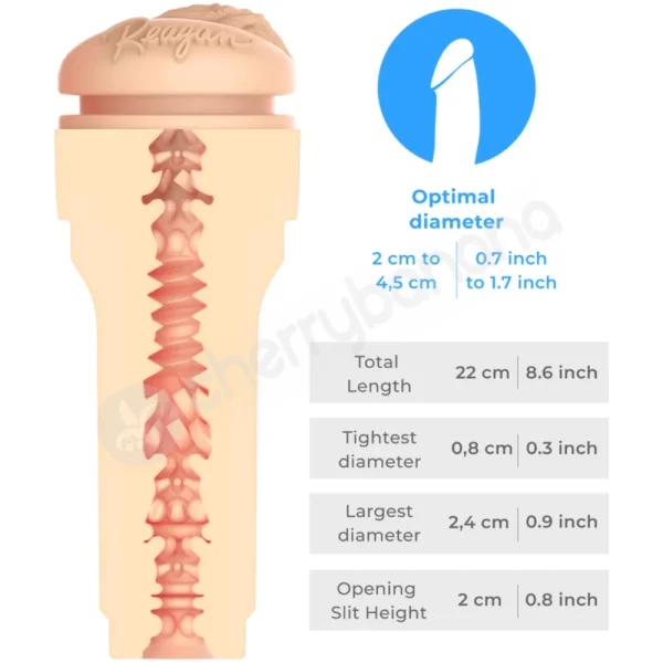 Kiiroo Feel Reagan Foxx Stars Collection Stroker Compatible With Keon