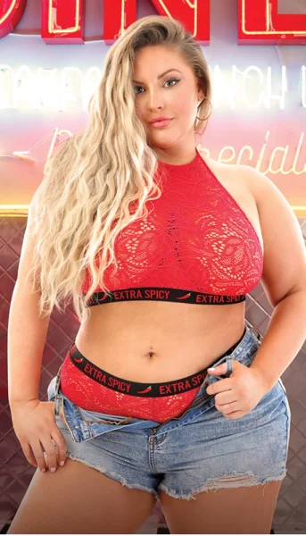 Extra Spicy Halter Bralette & Cheeky Panty