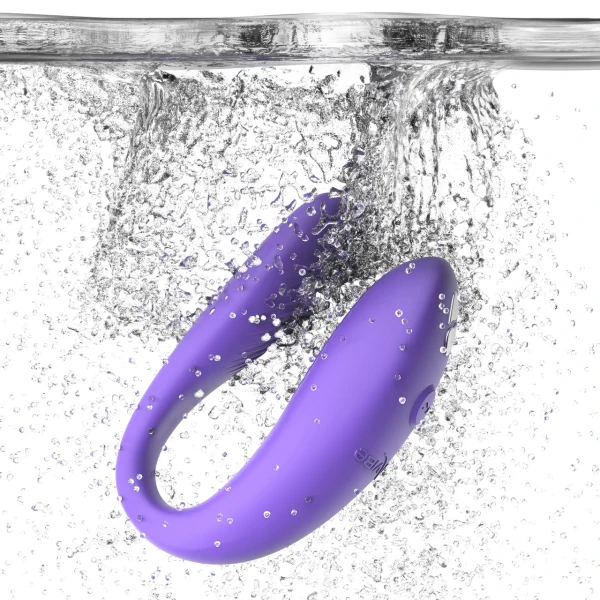 We-Vibe Sync Go App Enabled Waterproof Rechargeable Couples Vibrator - Purple