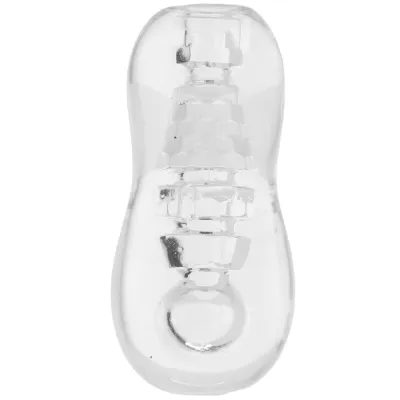 Gripz Spinner Squeezable Clear Stroker