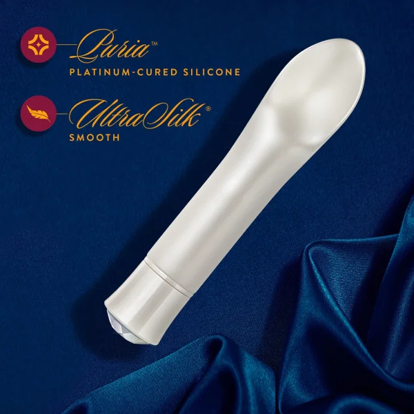 Oh My Gem Bold Rechargeable Waterproof Silicone Warming Vibrator By Blush - Diamond