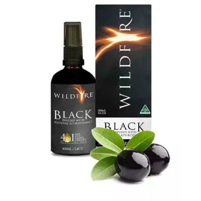 Wildfire Black 100ml 4 in 1 Sensual Massage Oil