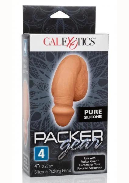 Packer Gear 4 inches Silicone Penis Packing Tan
