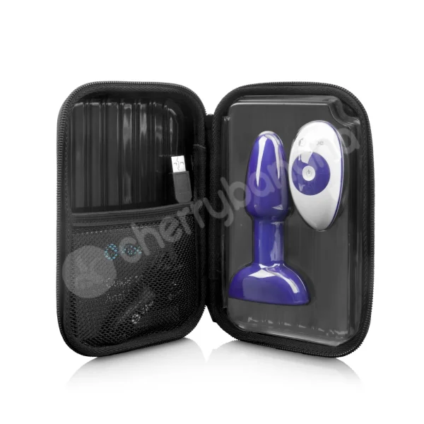 B-Vibe Petite Rimming Sensation Purple Silicone 4.9" Butt Plug
