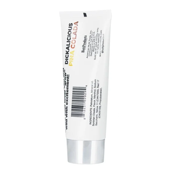 Dickalicious Penis Arousal Gel 2 oz Pina Colada