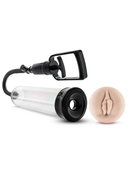 Performance VX5 Male Enhancement Penis Pump System With Realistic Sleeve By Blush - Clear
