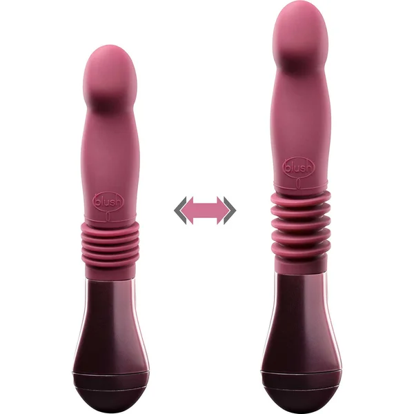 Temptasia Trixie Thrusting Silicone Rechargeable Waterproof G-Spot Dildo By Blush — image 15 of 22