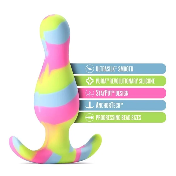 Avant Kaleido Silicone Butt Plug By Blush - Lime — image 20 of 25
