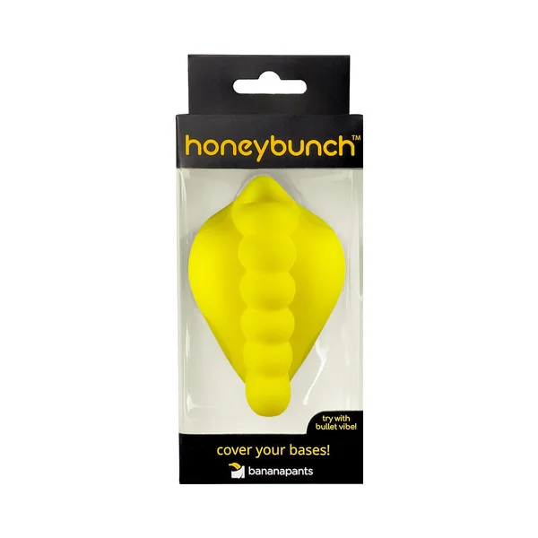 b.cush Honeybunch Soft Silicone Dildo Base with Vibe Pocket for Harness Play - Sunshine — image 20 of 20