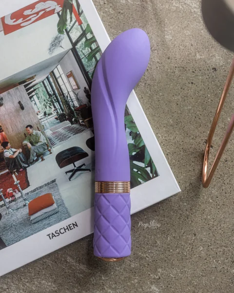 Pillow Talk Sassy Special Edition Silicone Waterproof G-Spot Vibrator - Purple & Rose Gold — image 20 of 25