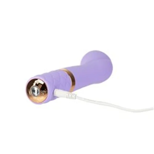 Pillow Talk Sassy Special Edition Silicone Waterproof G-Spot Vibrator - Purple & Rose Gold — image 18 of 25