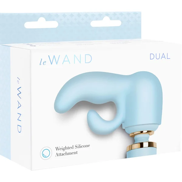 Le Wand Dual Silicone Attachment For The Original Le Wand Massager - Light Blue — image 11 of 12