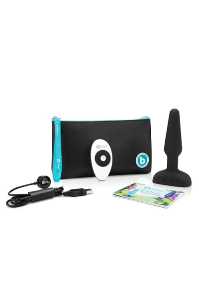 B-Vibe 3-Motor Vibrating 5.3" Butt Plug with Remote
