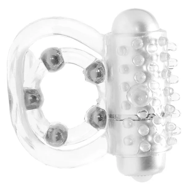 Maximus Enhancement Ring 5 Stroker Beads - Clear