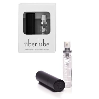Uberlube Good To Go Silicone Lubricant Travel Set Black