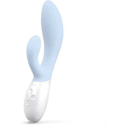 LELO INA 3 RABIT Vibrator Color Seafoam for Women with 10 Vibrating Modes and Waterproof Design